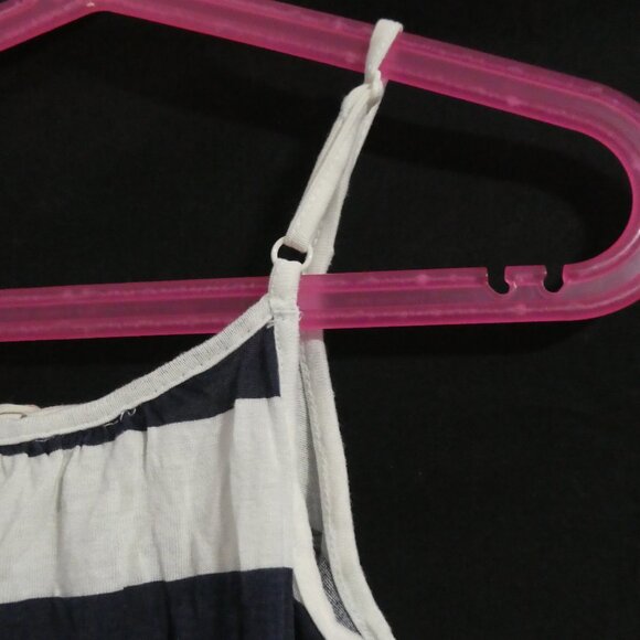 H&M | 8-9 years | Navy Blue and White Striped Romper | Pockets - Picture 12 of 16